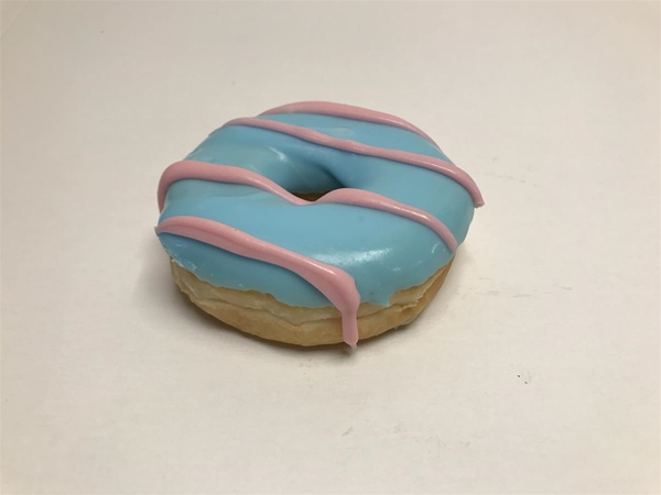 Donut blauw