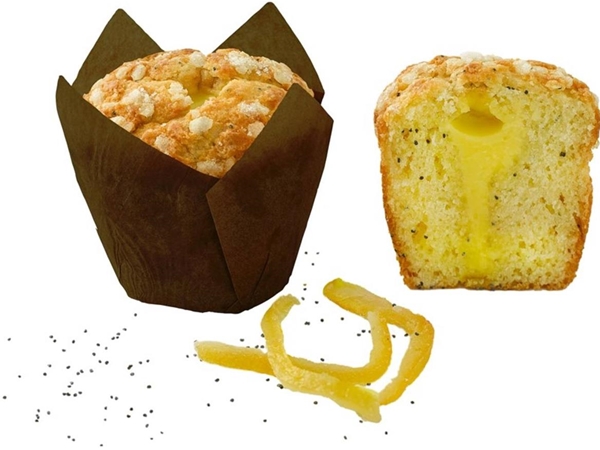 Vegan lemon muffin