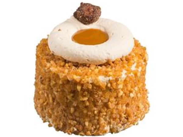 Caramel schuim gebakje